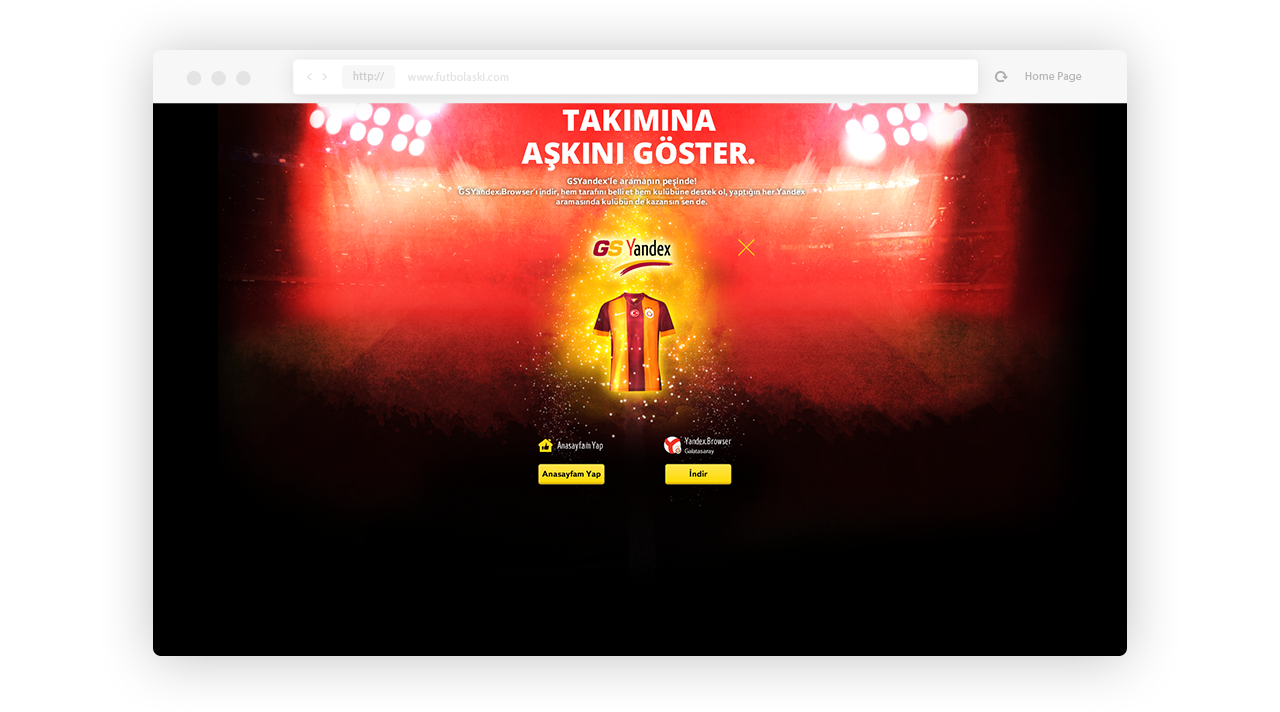 Yandex Digital Campaign Football Love